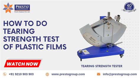 bulk Tearing Resistance Testing|what is a tear strength test.